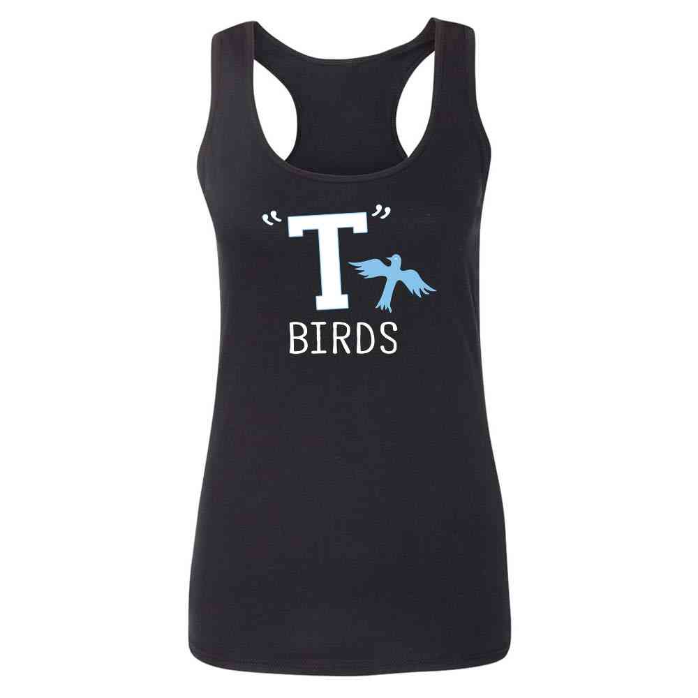 T Birds Tbird Gang Logo Retro 50s 60s Cosplay Womens Tee & Tank