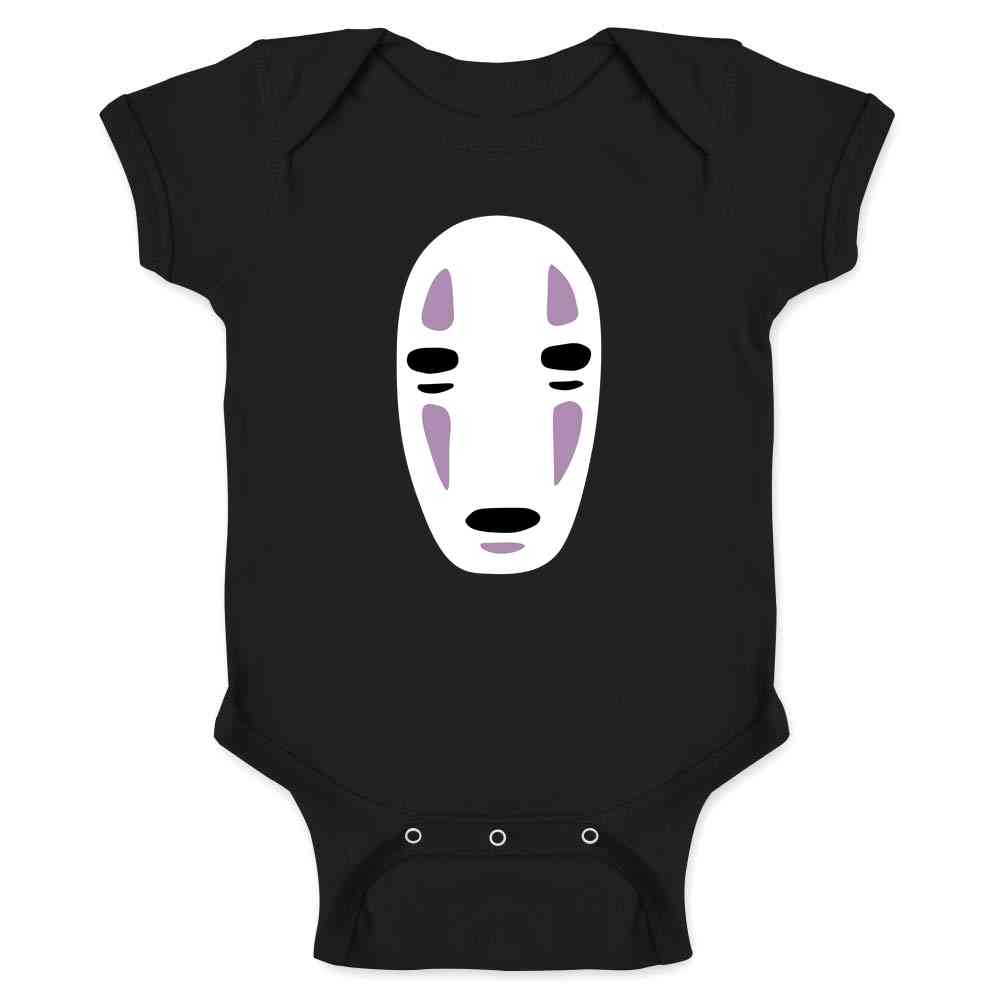 No Face Kaonashi Nerd Apparel Geek Baby Bodysuit