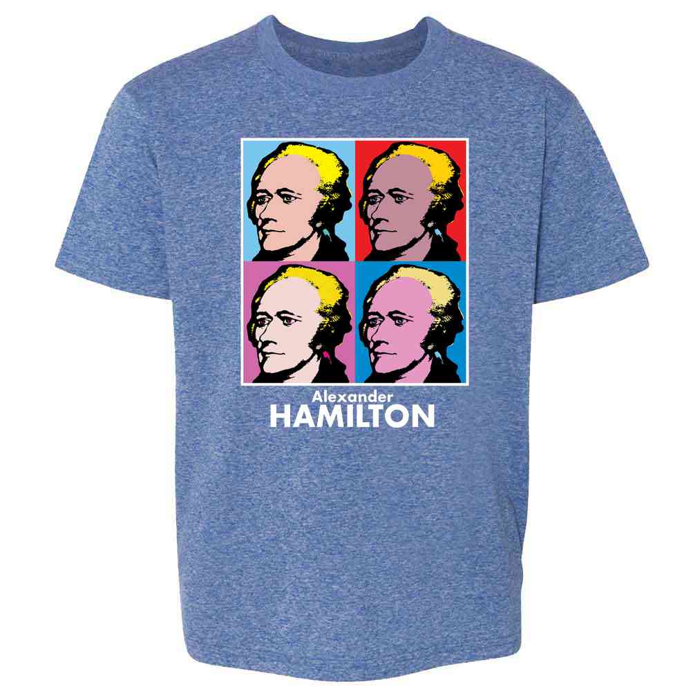 Alexander Hamilton Pop Art Kids Youth Tee Gotham Gifts Pop Threads