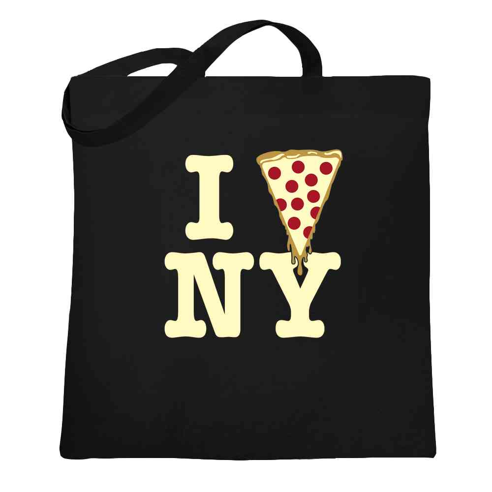 I Pizza New York Funny Slice Graphic Love NYC  Tote Bag