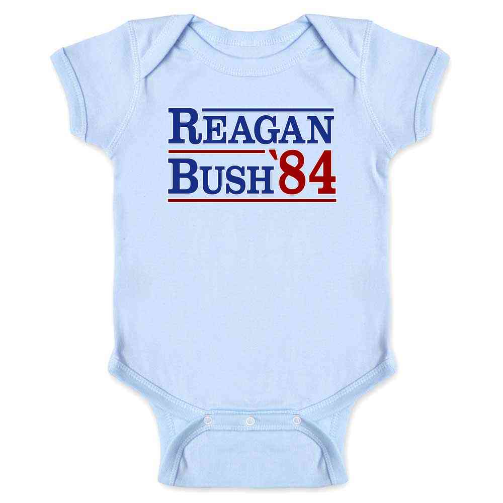 Reagan Bush 84 Shirt Campaign Conservative GOP Baby Bodysuit
