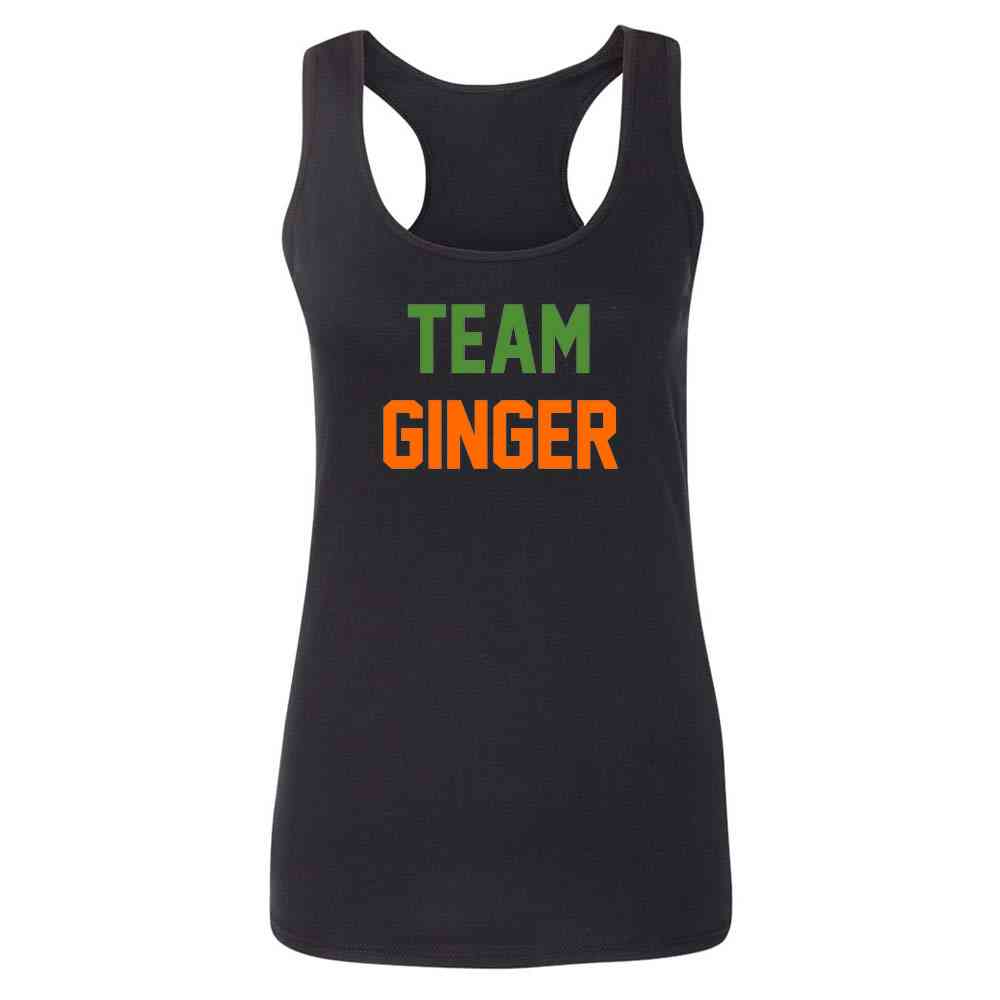 Team Ginger Funny St. Patricks Day Funny Cute Redhead Womens Tee & Tank