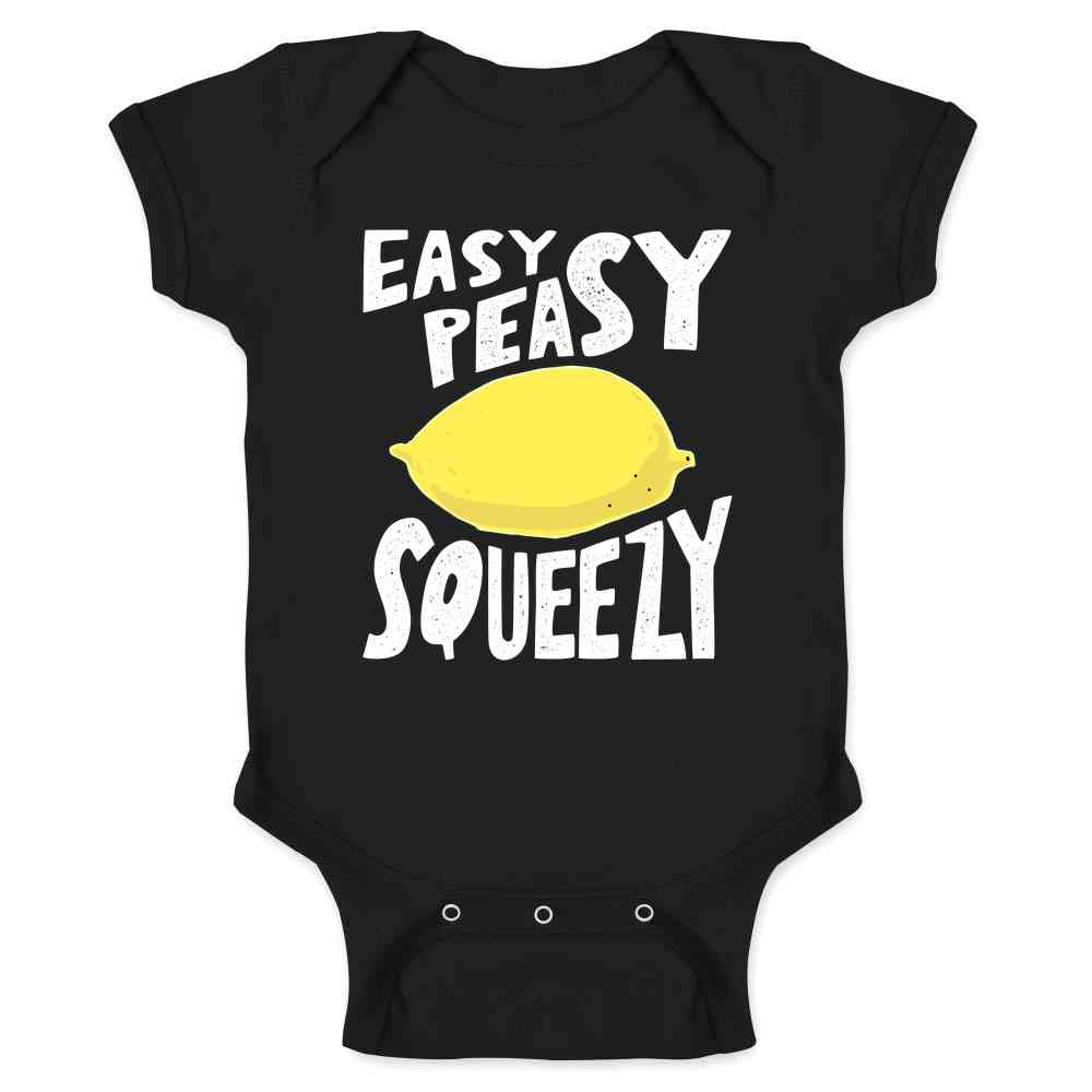 Easy Peasy Lemon Squeezy Cute Funny Baby Bodysuit – Pop Threads