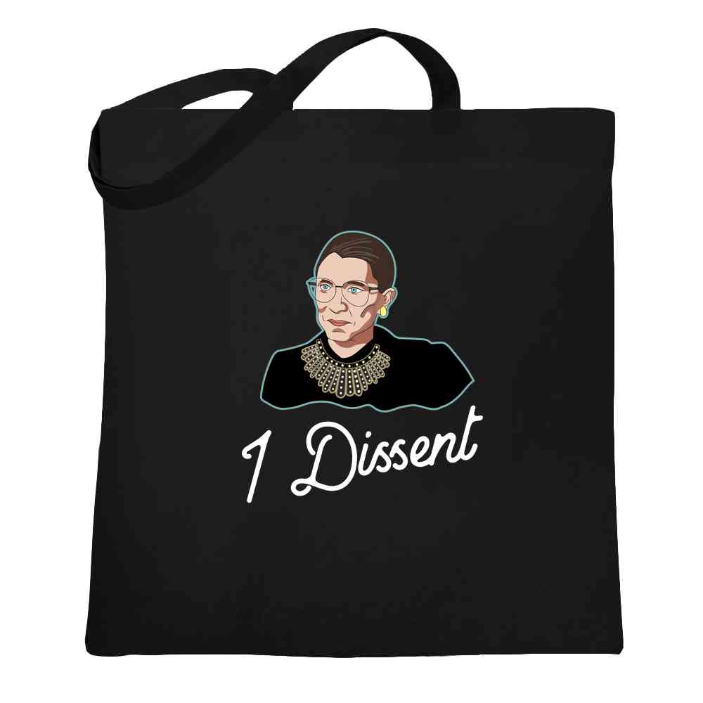 Rbg i dissent online tote bag