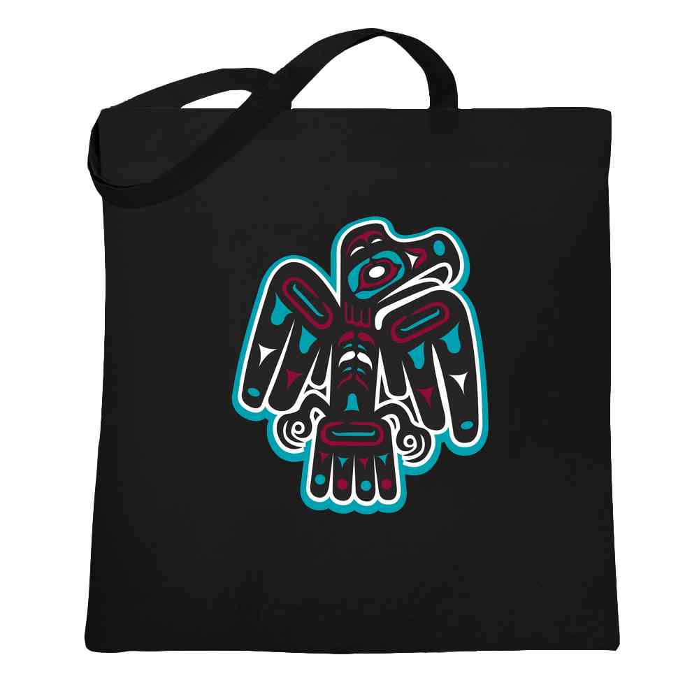 Native American Thunderbird Eagle Totem Symbol Art Tote Bag