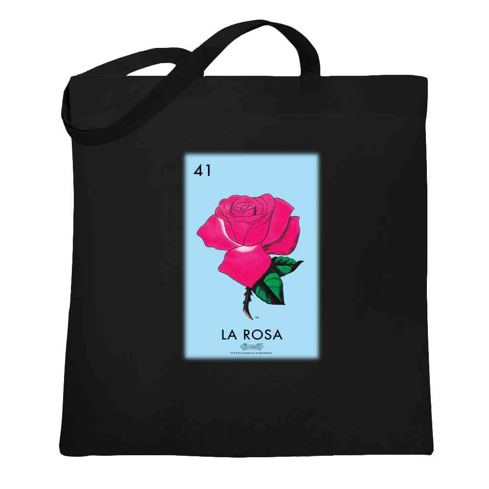 La Rosa Rose Loteria Card Mexican Bingo Tote Bag