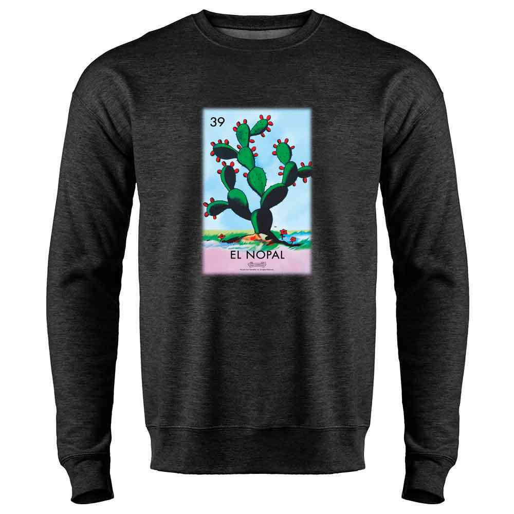 El Nopal Cactus Loteria Card Mexican Bingo Long Sleeve Long Sleeve T-Shirt / White / 2XL