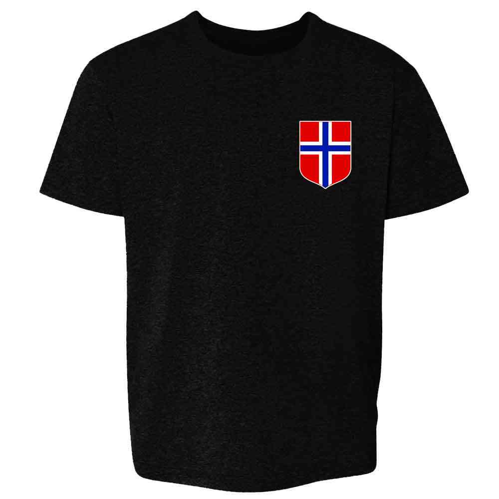 Norway Soccer Retro National Team Jersey Norwegian Kids & Youth Tee –