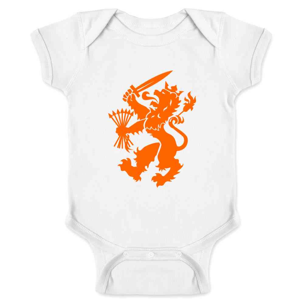 Holland Soccer Dutch Lion National Team Crest Baby Bodysuit