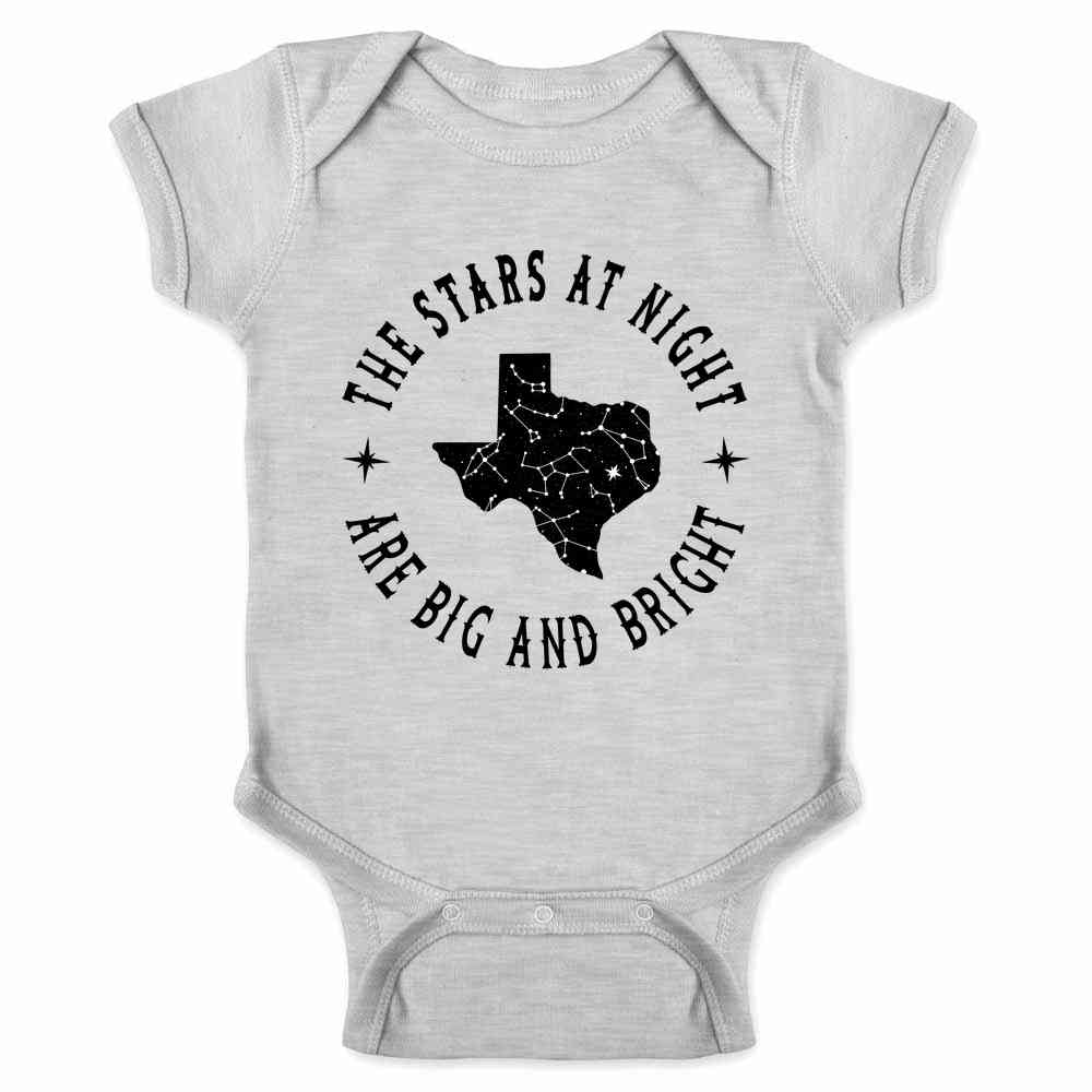 Texas Stars at Night are Big and Bright Song  Baby Bodysuit