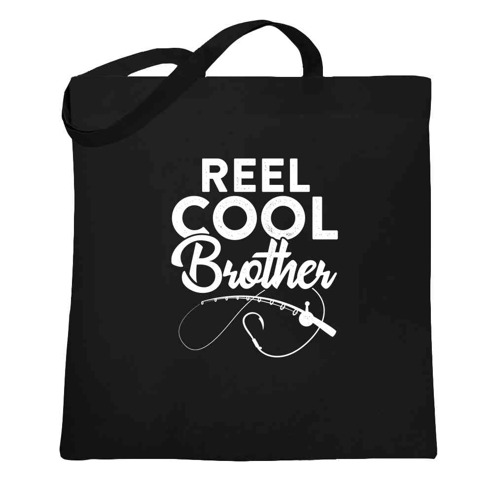 Reel Cool Brother Fishing Rod Fisherman Funny Tote Bag – Pop