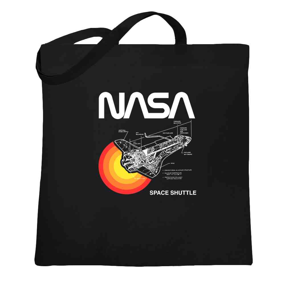 Space Shuttle Diagram NASA Approved Tote Bag