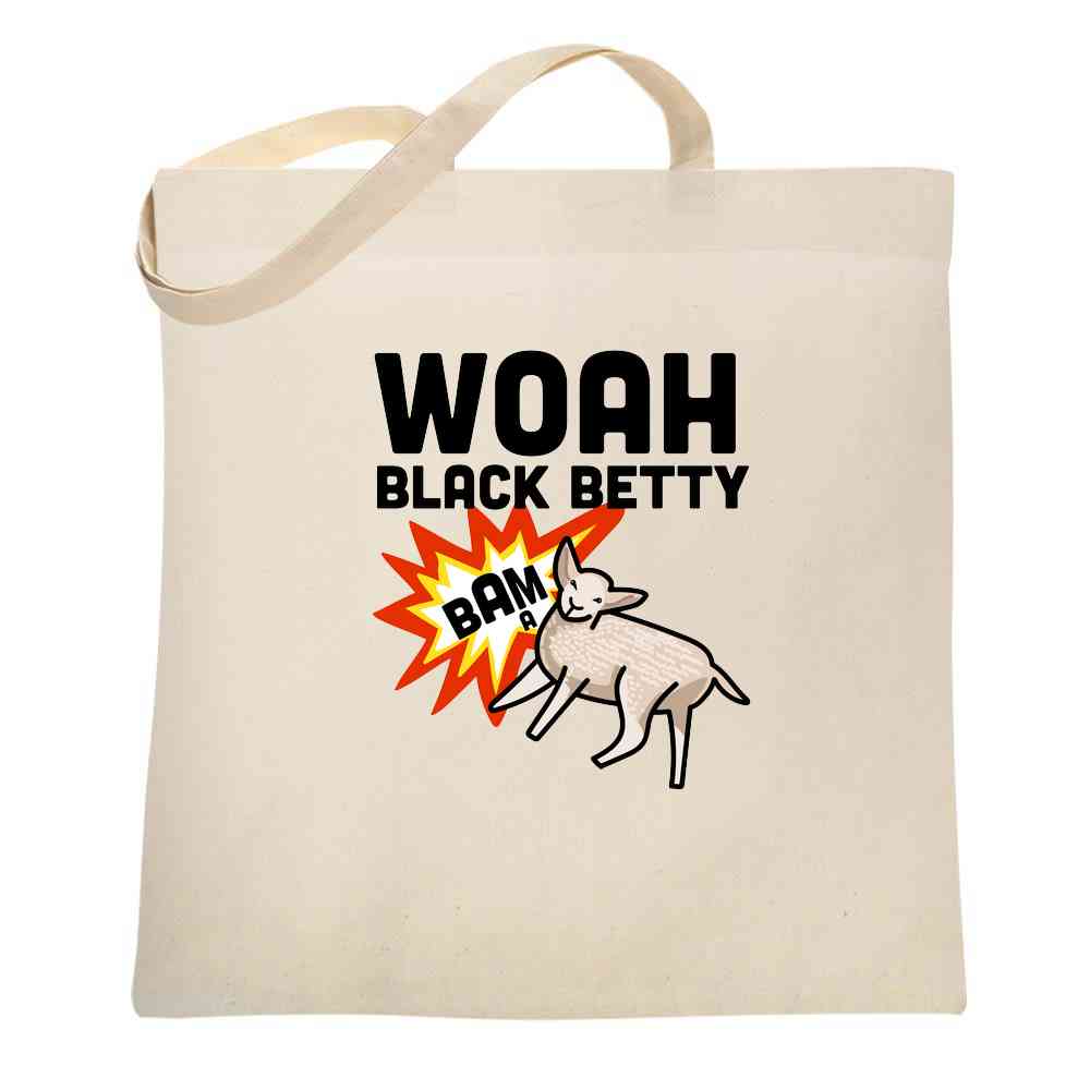 Woah Black Betty Bam A Lamb Funny Song Meme Tote Bag – Gotham