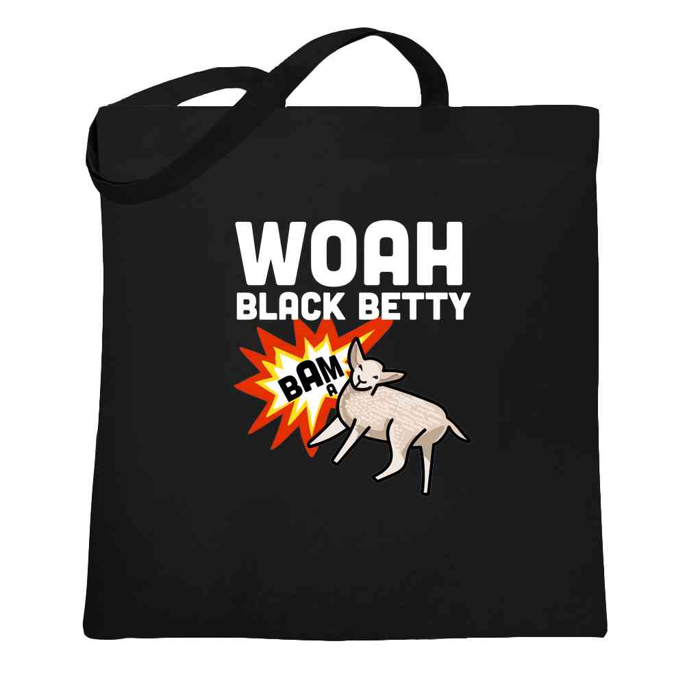 Woah Black Betty Bam A Lamb Funny Song Meme Tote Bag – Gotham