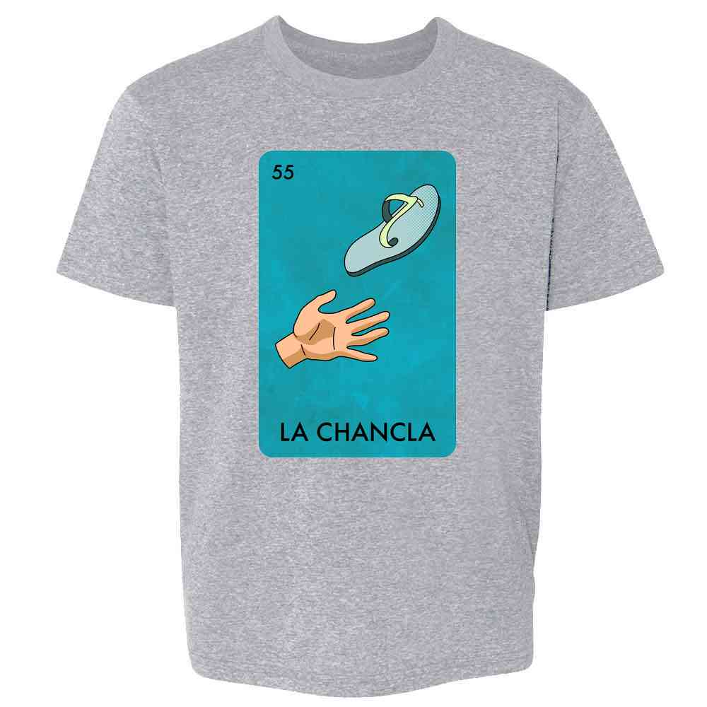 La Chancla Sandal Mexican Lottery Funny Parody Abuela Mama Kids & Youth Tee
