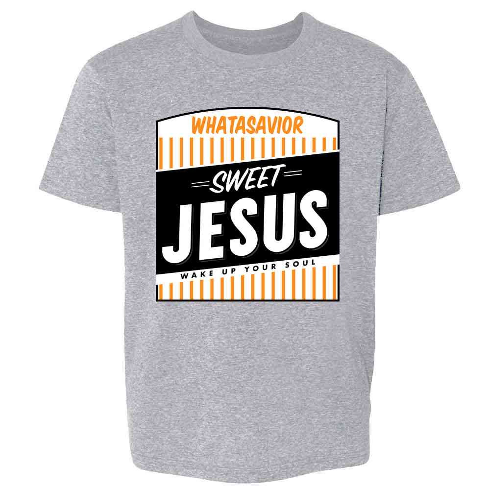 Whatasavior Jesus Funny Southern Ketchup Faith  Kids & Youth Tee