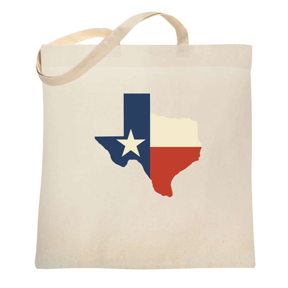 Texas Flag Lone Star State Map Retro Proud Texan Tote Bag