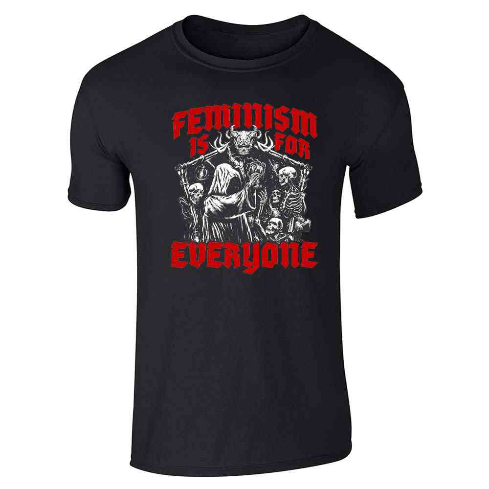 Feminism is for Everyone Metal Punk Emo Goth Unisex Tee