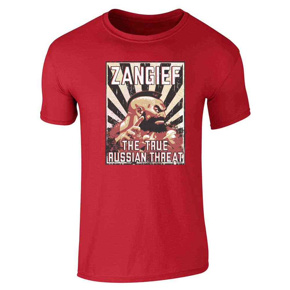Street Fighter Zangief The True Russian Threat  Unisex Tee
