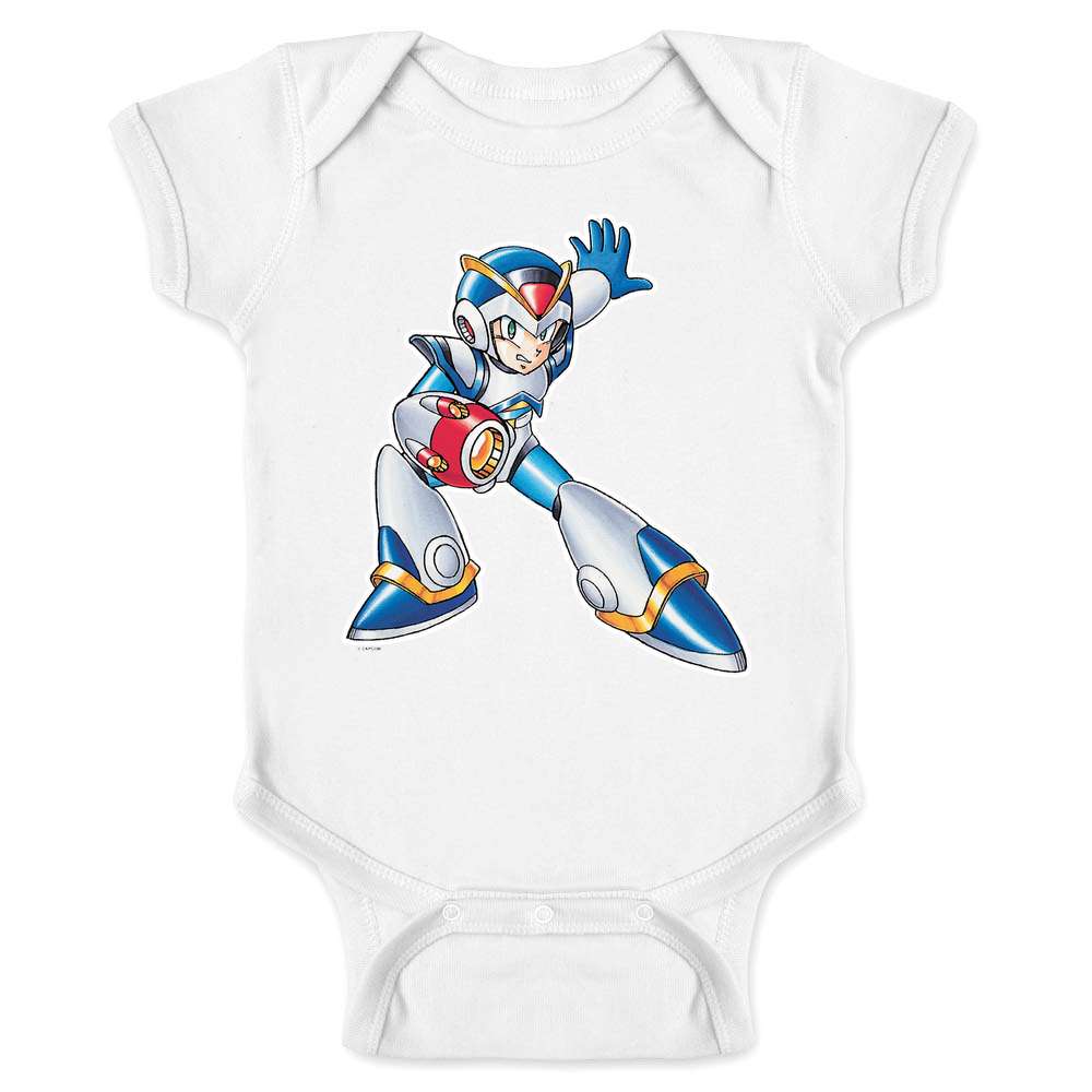 Mega Man X Full Armor Megaman Video Gaming Baby Bodysuit