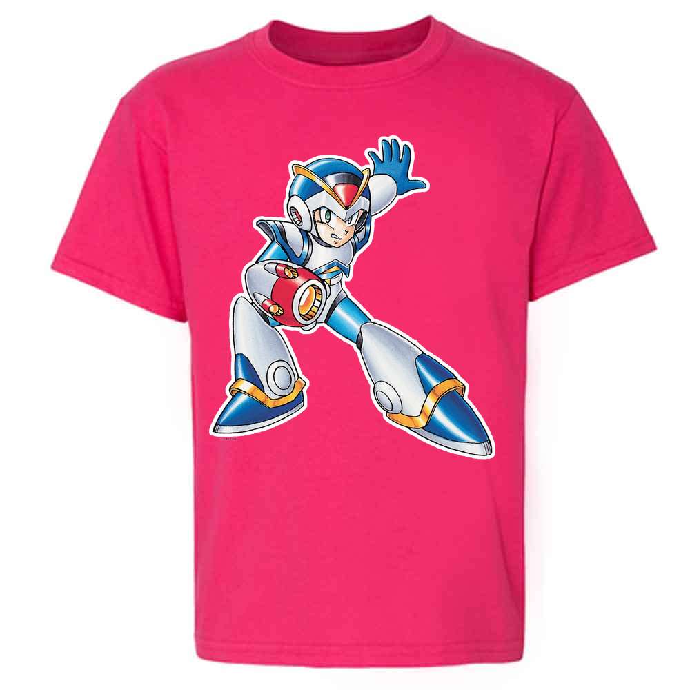 Mega Man X Full Armor Megaman Video Gaming Kids & Youth Tee