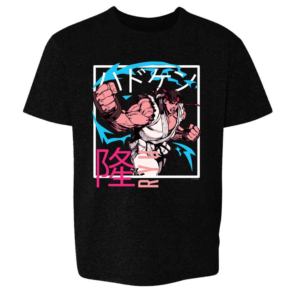 Ryu Video Gamer Art Street Fighter 2 Retro 90s Kids & Youth Tee