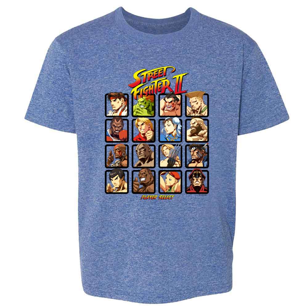 Street Fighter 2 Player Select Video Gamer 90s Kids & Youth
