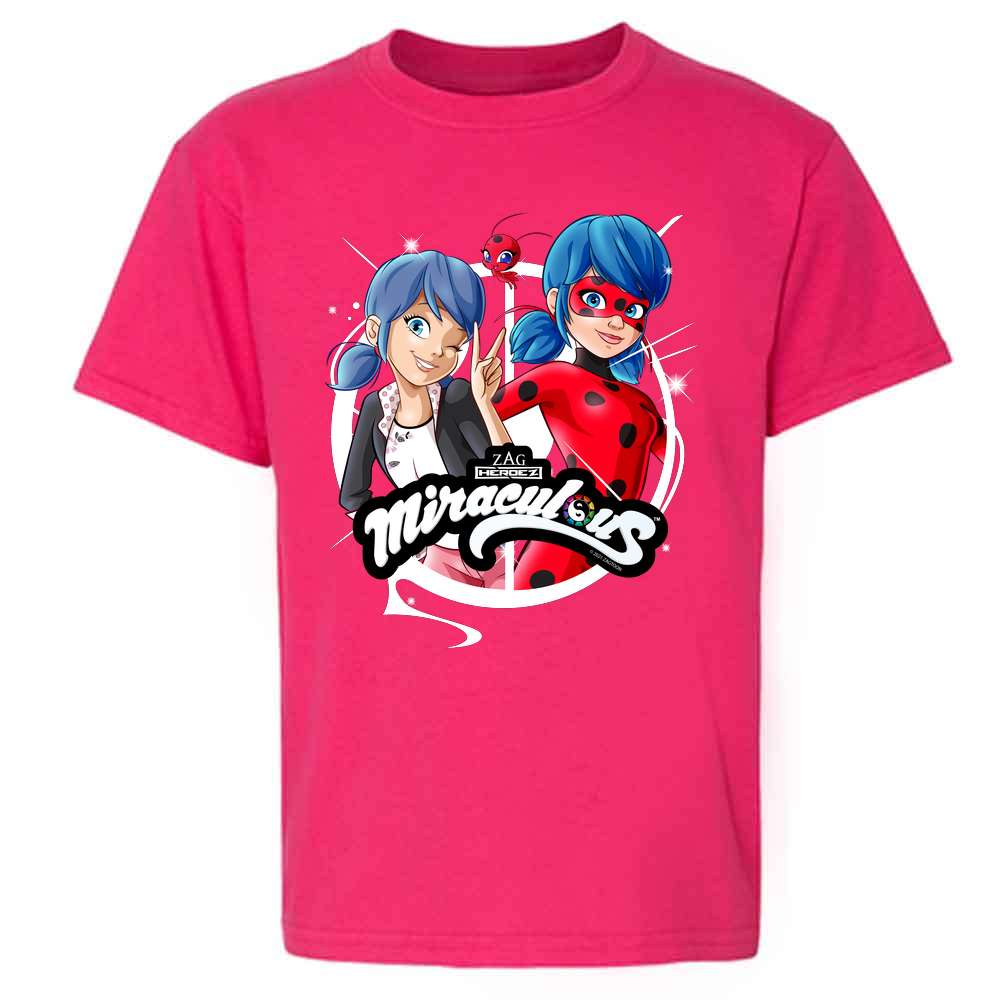 Miraculous Ladybug and Cat Noir Merch Marinette Kids Youth Tee