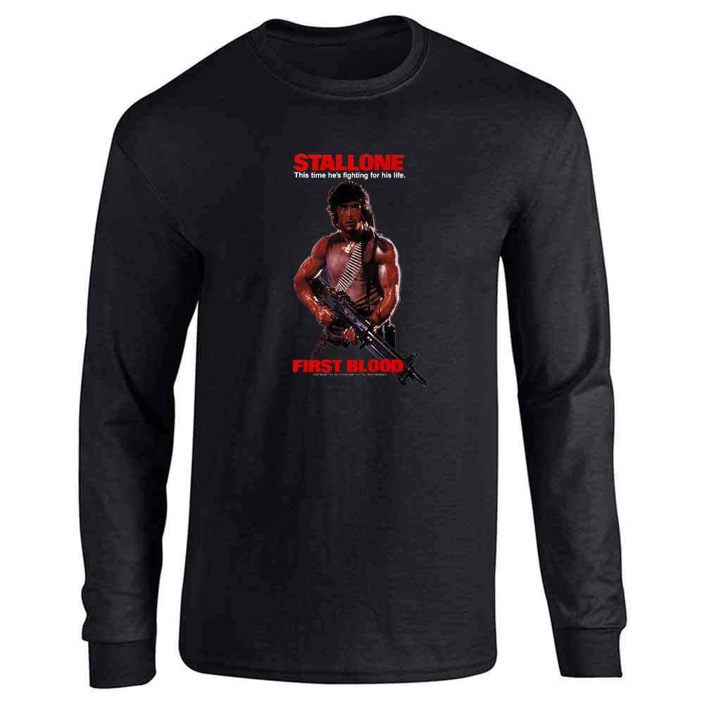Rambo First Blood Stallone 80s Movie  Long Sleeve