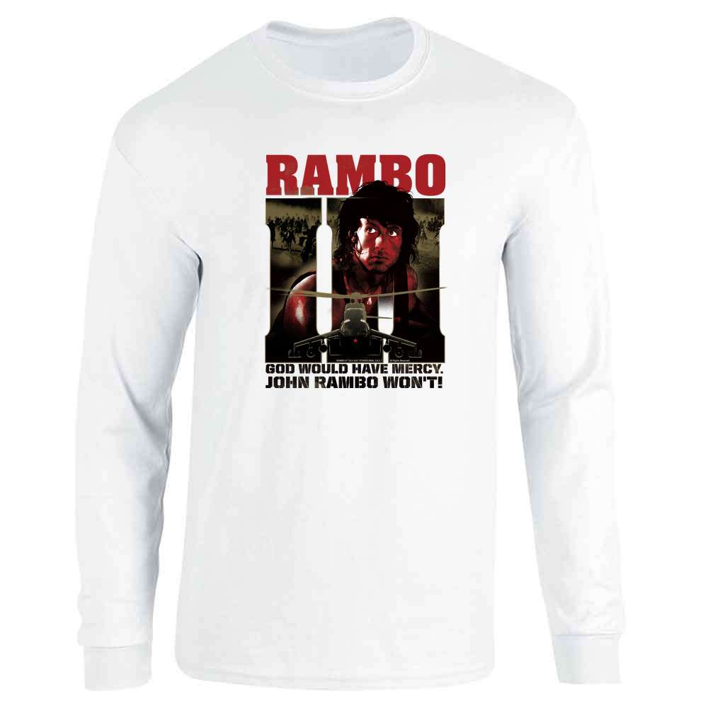 Rambo III God Would Have Mercy John Rambo Won&apos;t Long Sleeve