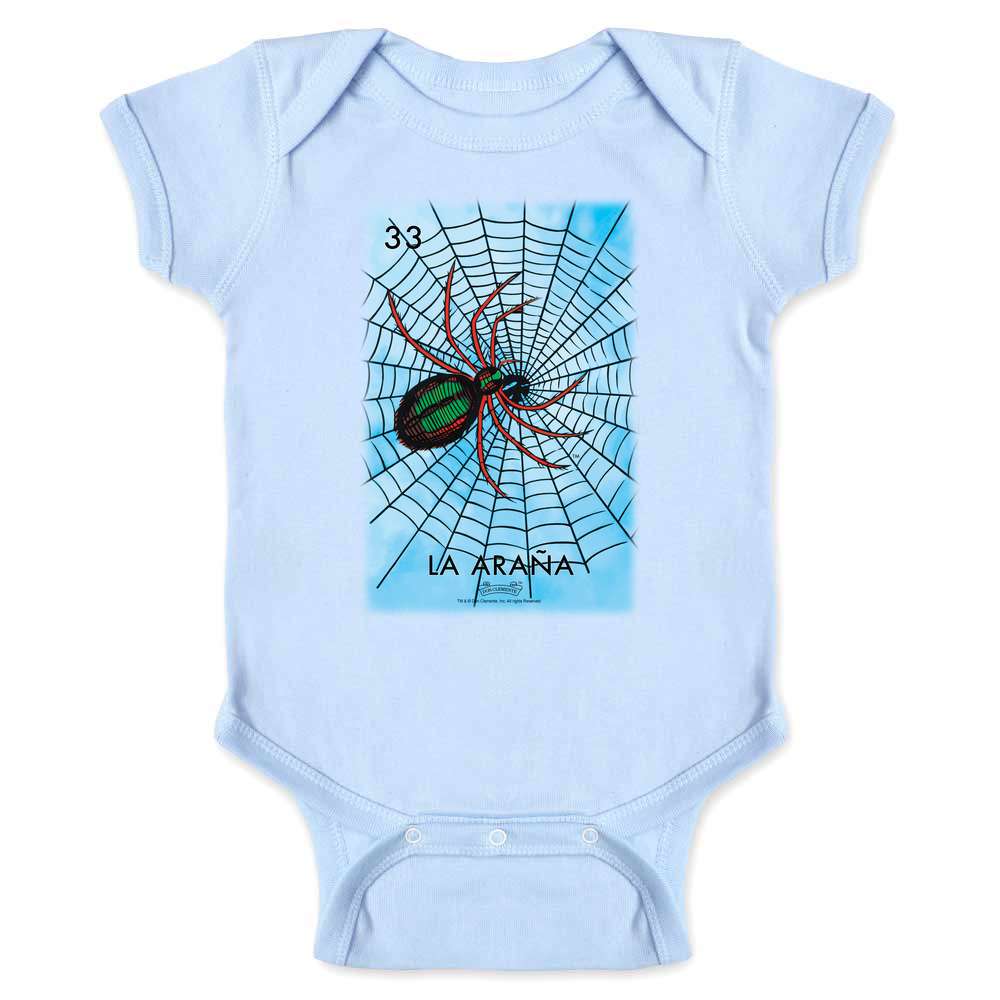 La Arana Spider Loteria Card Mexican Bingo Baby Bodysuit – Gotham Gifts |  Pop Threads