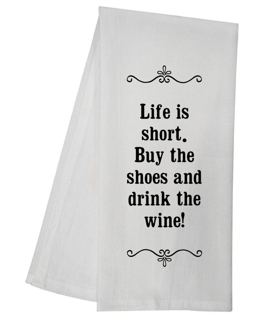 Drink The Wine Tea Towel GGTT52