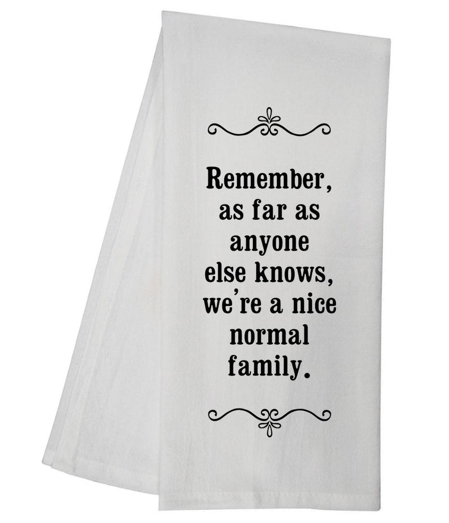 Normal Family Tea Towel GGTT117 / SFT0024 / SMILET12