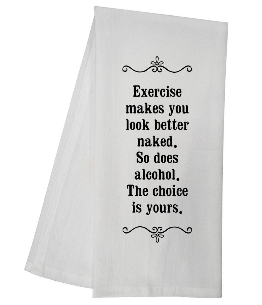 Exercise Naked Tea Towel GGTT154 / SFT0016 / SMILET02