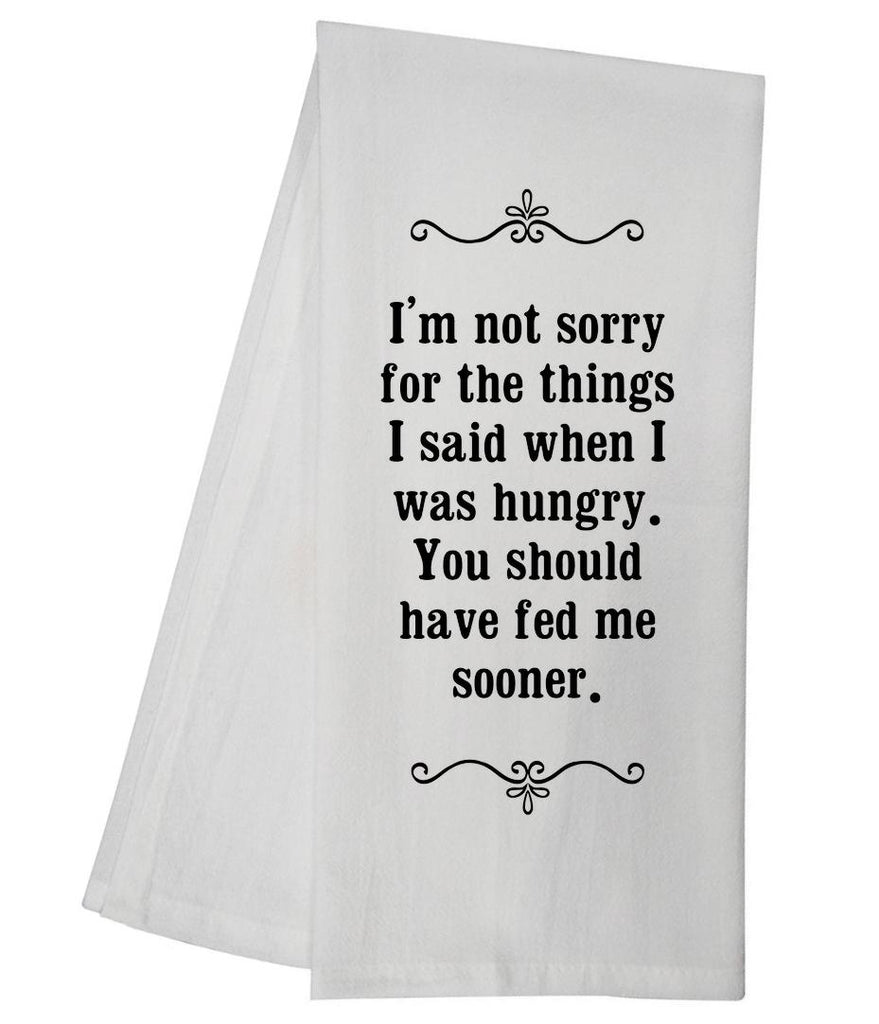 Hungry Tea Towel GGTT165 / SMILET14