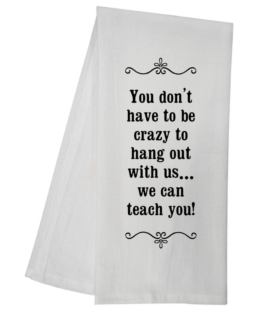 Crazy Hang Out Tea Towel GGTT190 / SMILET39