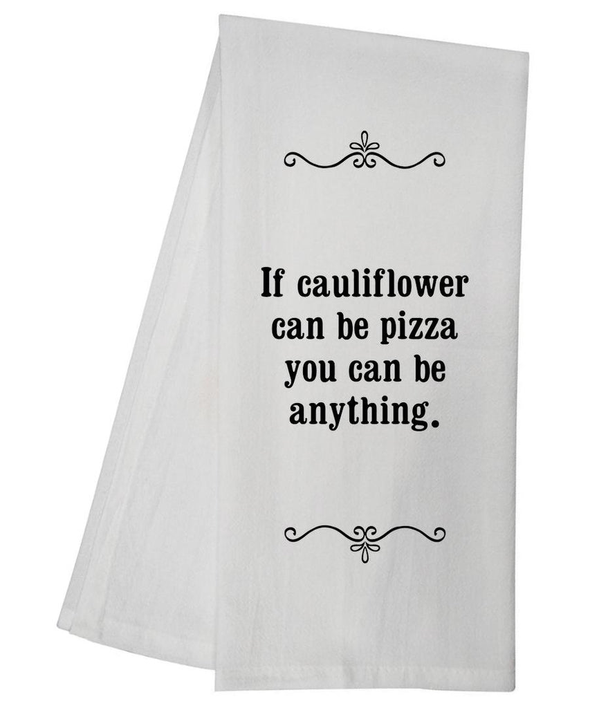 Cauliflower Pizza Tea Towel GGTT198