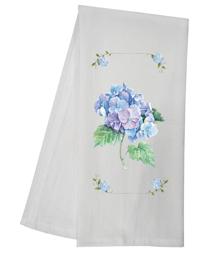 Blue Hydrangea Tea Towel CWTT02