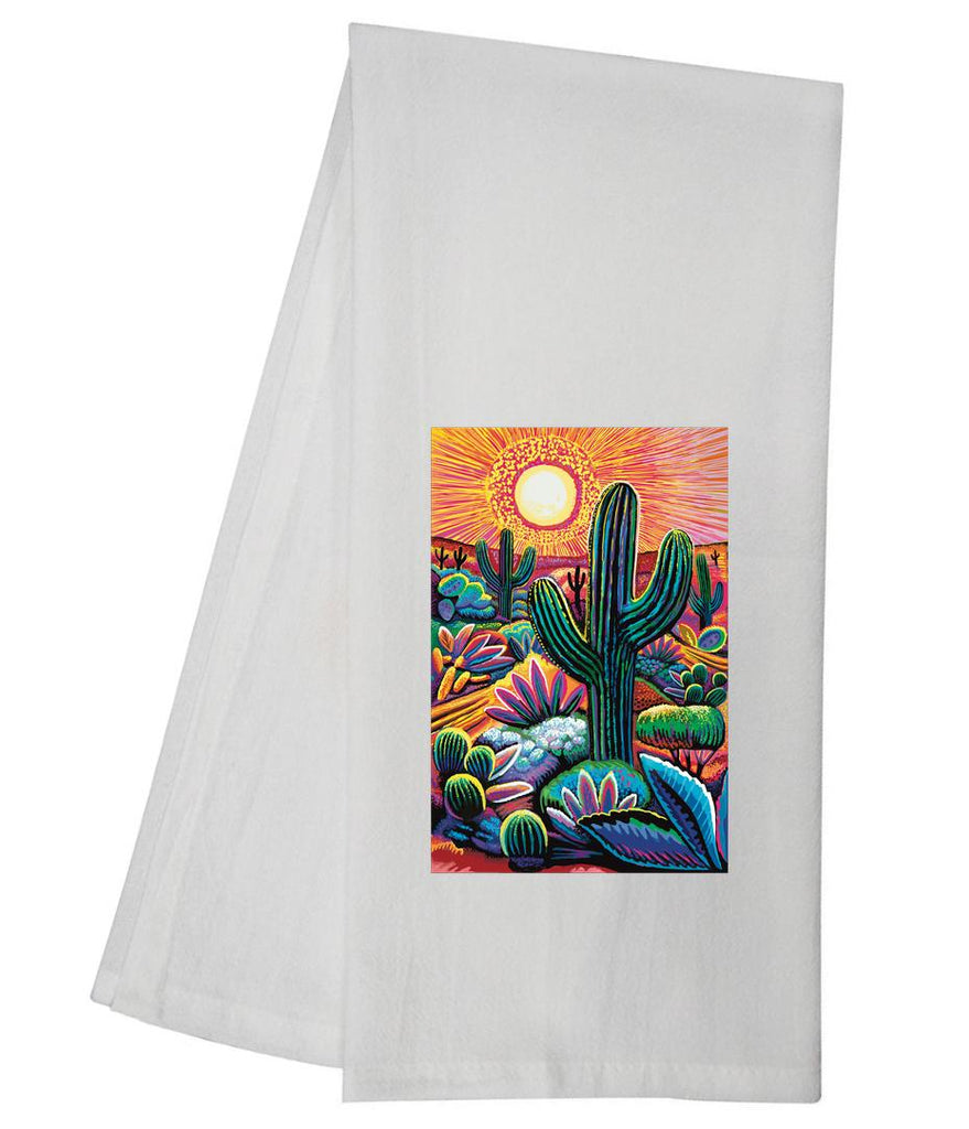 Fantasy Desert Garden Tea Towel GGTT1184
