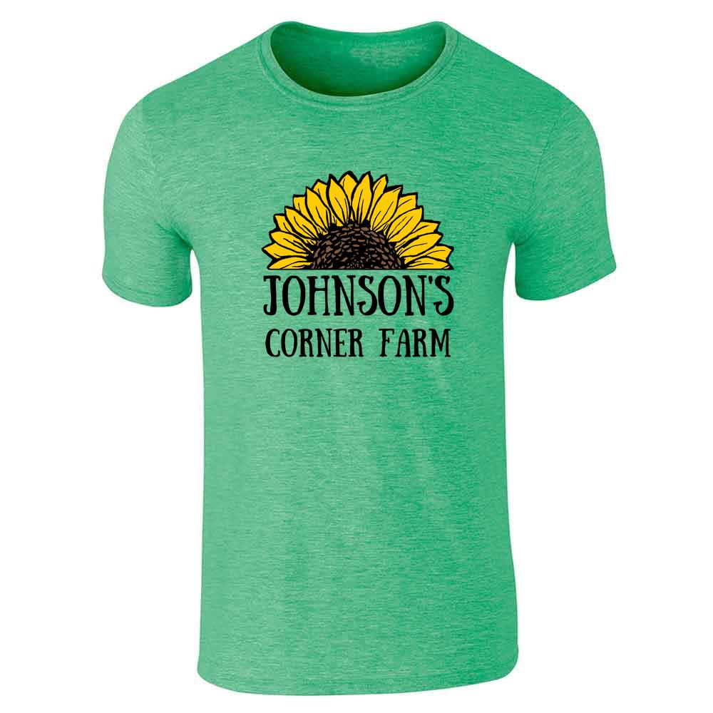 CUSTOM Johnsons Corner Farm Sunflower Logo Unisex Tee
