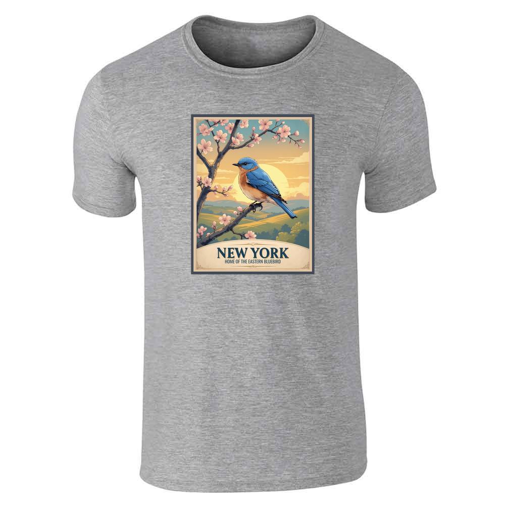 New York Bluebird Home Of The Eastern Bluebird Unisex Tee