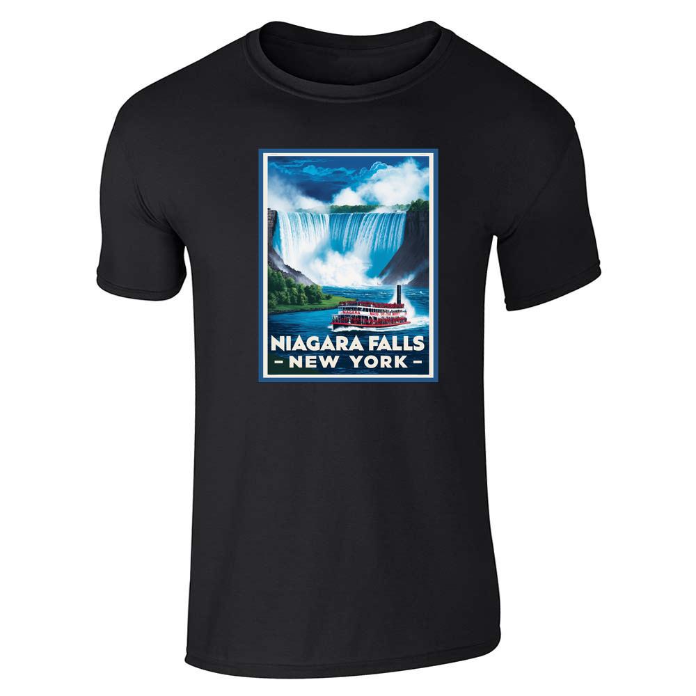 New York Niagara Falls Retro Travel Unisex Tee