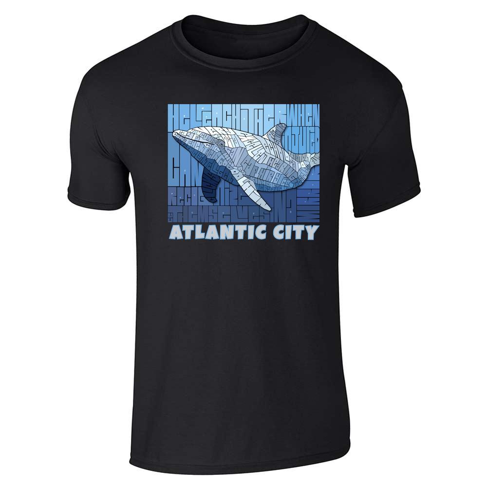 Curtis Epperson Dolphin Atlantic City Mosaic Art Unisex Tee