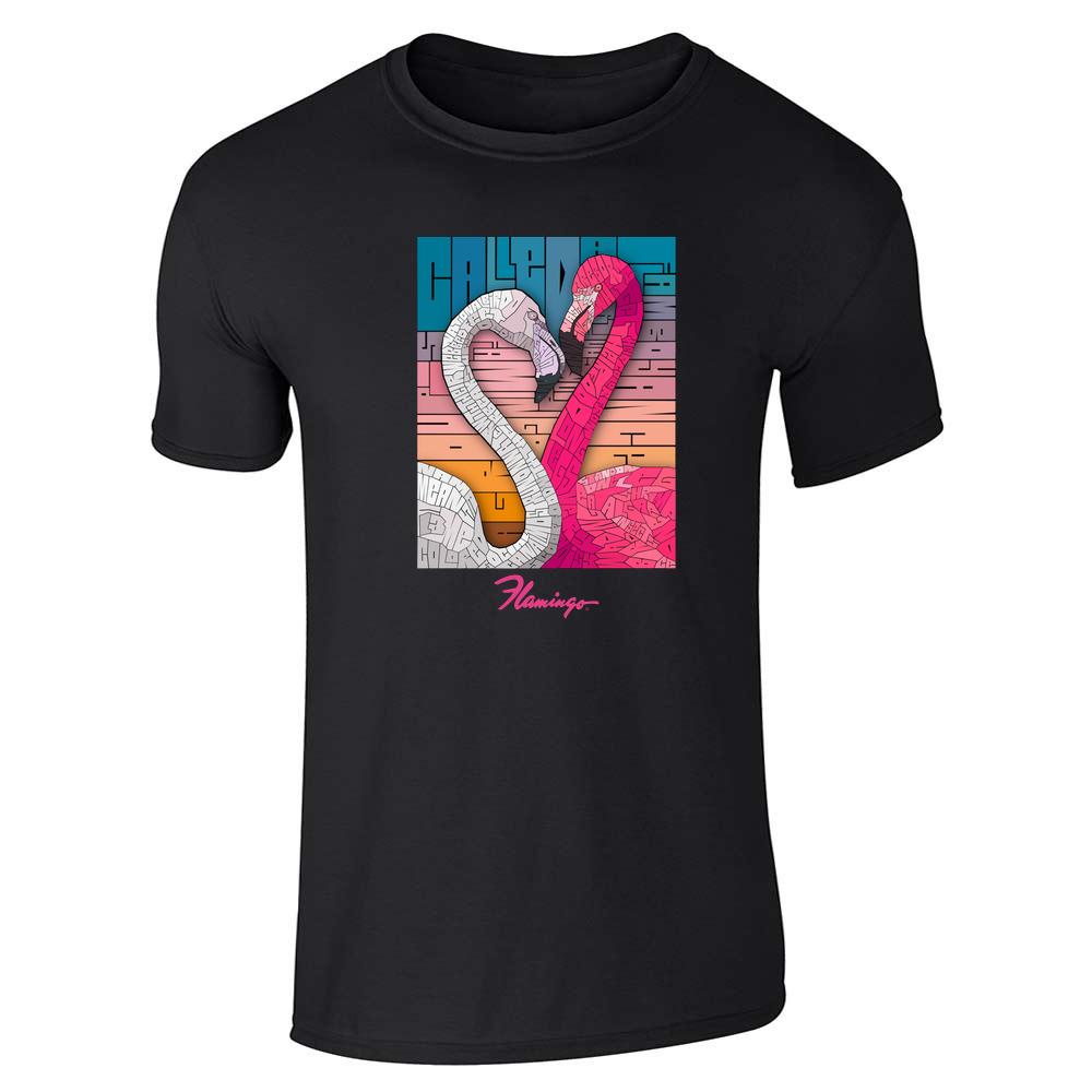 CUSTOM Curtis Epperson Flamingo With Logo Unisex Tee