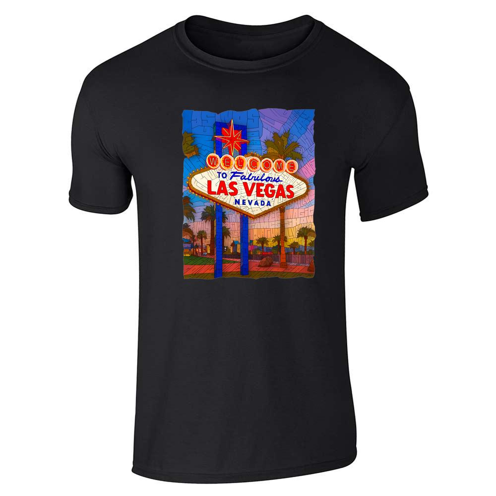Curtis Epperson Las Vegas Welcome Sign Word Art Unisex Tee