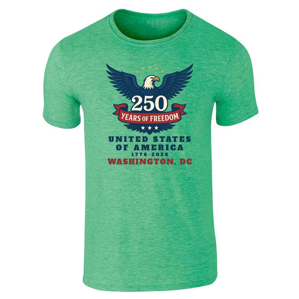 Freedom Eagle USA 250th Anniversary Washington DC Unisex Tee