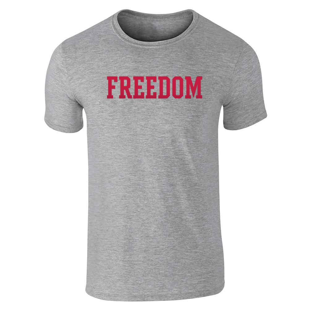 Freedom Collegiate Style American Pride Patriotic Unisex Tee