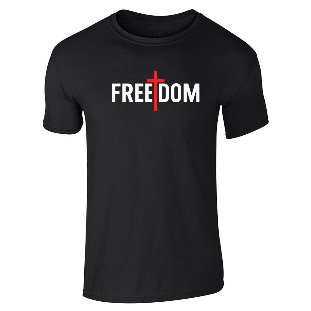 Freedom Cross Faith American Pride Patriotic Unisex Tee