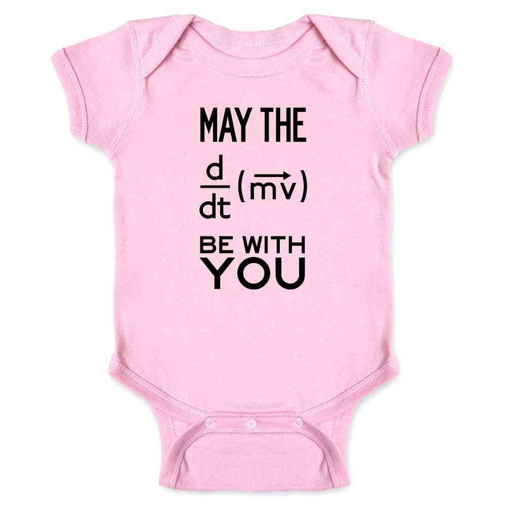 May The Force Be With You Equation Baby Bodysuit