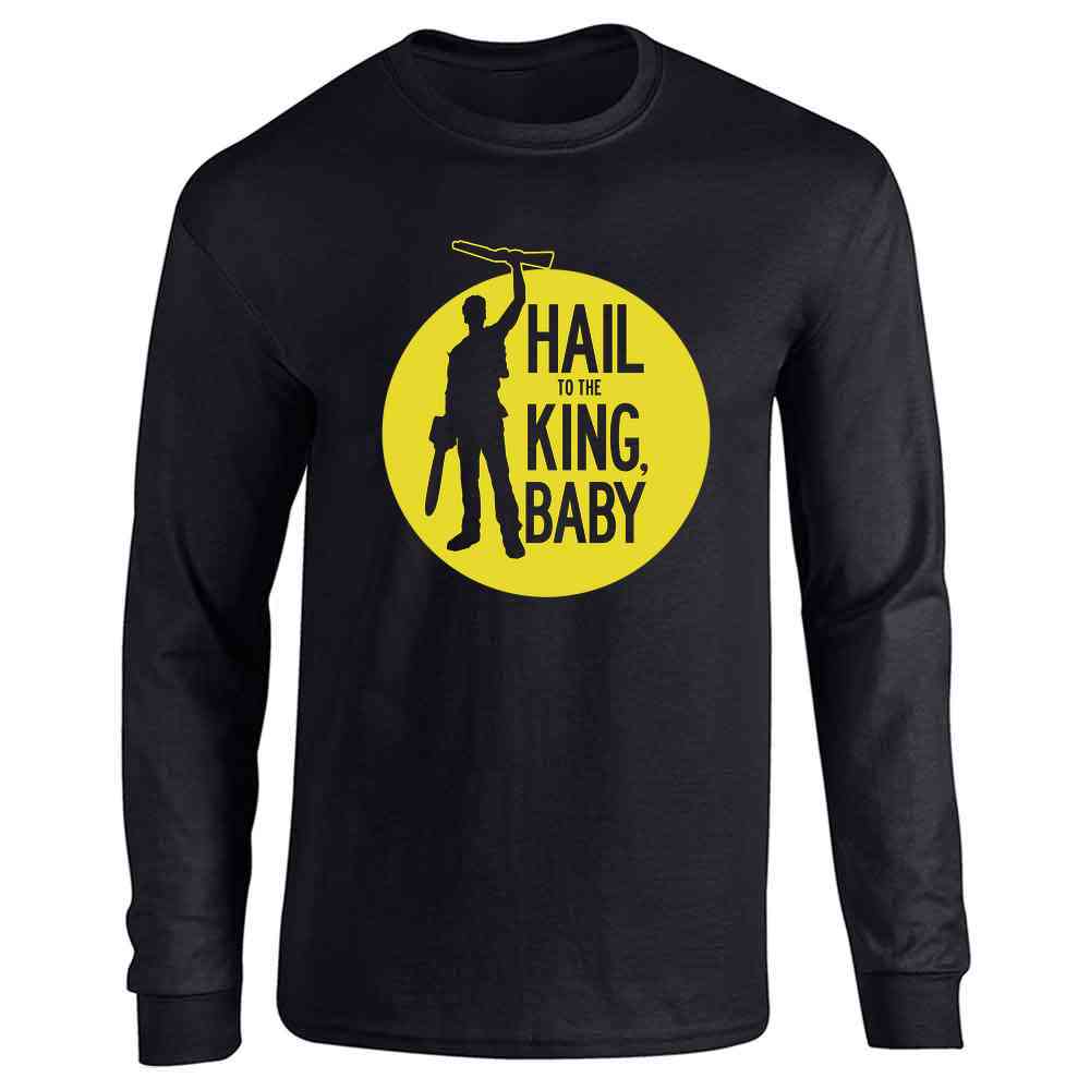 Hail To The King Baby Horror Army Zombie Long Sleeve